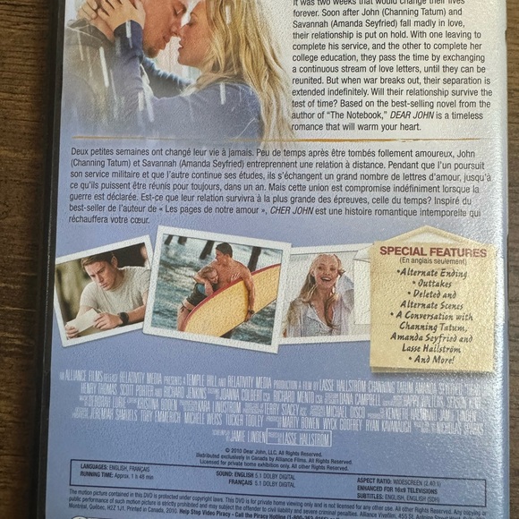 Dear John DVD - Picture 2 of 2